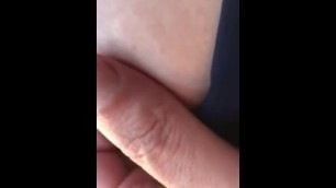 Wifes boyfriend plays with her in her car