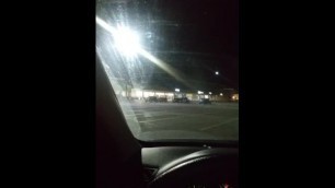 Quick orgasm in the parking lot (audio)