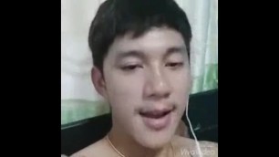 Lao gay moan while play nipple (Tawan)