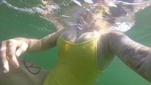 Underwater Bikini Modeling- Deleted off Youtube for too many nip slips!!!