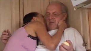 Beautiful girl with old man *EXTRA HOT*