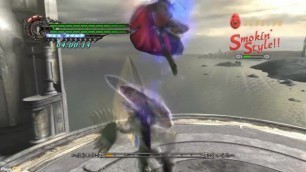 Fucking all bosses of DMC4 without touching the ground!!!