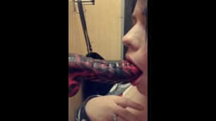 Public Dildo Blowjob Teaser