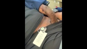 Columbus Ohio boy showing his dick while at work