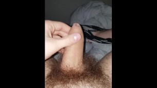 My teen cock goes from soft to hard
