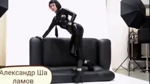 really cat in catsuit