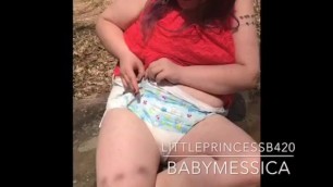 Littleprincessb420 babymessica SMOKING DIAPER LESBIAN PUBLIC SEX