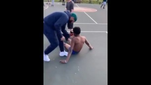 Young Black Boy Get Stripped and Get His Ass Slapped
