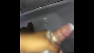 Washing my cock