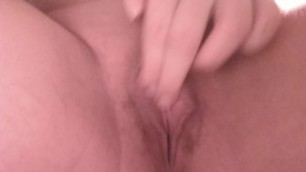 Playing with my virgin pussy