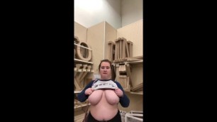 First time flashing in public