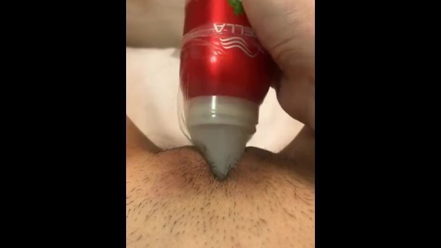 Pussy Clit Rub with Bottle Cap and Condom Massage ASMR