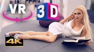 VR BIG FAKE TITS SOLO BIMBO FUCK DOLL VIDEO 3D 180 4K PORN HD - YESBABYLISA