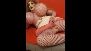 female mask doll masturbating