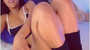 Emil_x 2019 nice play on webcam - boobs almost out