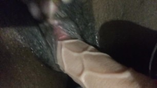 Creaming and cuming on my dildo