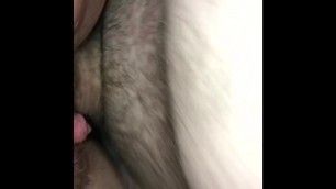 Boyfriend fucks my tight pussy and gives me a creampie
