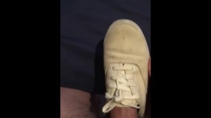 Fucking and cumming wife’s Keds