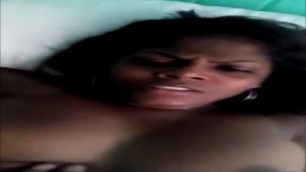 Thick Guyanese Girl Nicola Sucks & Takes Dick In Bed