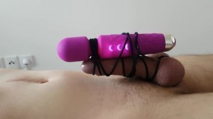 hands free cumshot with sextoy