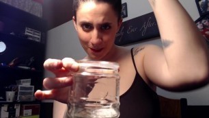 Thick Stringy Snot Filled Jar