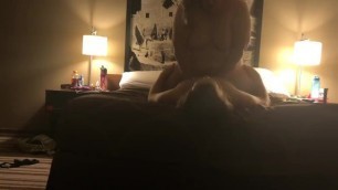 BBW GF sucking, fucking and riding for a creampie