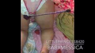 LittlePrincessB420 babymessica MEAN MAMA DIAPER PUNISHMENT POV
