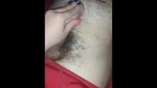 Nails masturbation