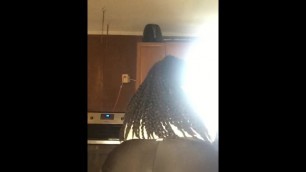 Ebony BBW having a little fun