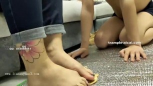 chinese foot worship-tattoo bad girl punishment