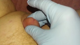 Tiny Penis Watching Big Clit Videos And Squirting Cum!!