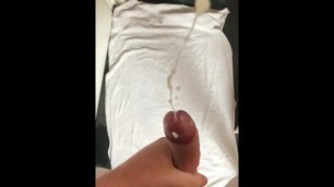 Close-up slowmotion cumshot