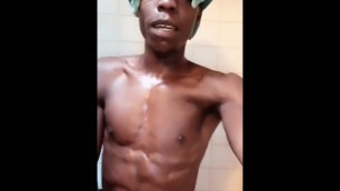 Black in the shower