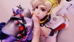 Mercy and Widowmaker Sharing One Cock