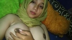 jilbab, main tete sendiri...