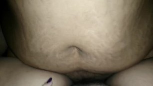 BBW with hairy pussy getting some dick
