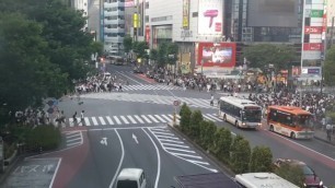 Hundreds of Japanese People going about their day. (PUBLIC!  LOT OF PEOPLE)