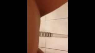 Slut Fucks Public Toilet Plunger