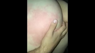 Me spanking and fingering my ex gf's pussy while she give's me a blowjob!
