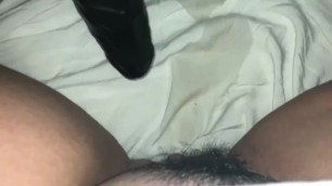 I have to be quiet so I don’t wake Daddy- BBW Squirt