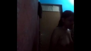 Girl in bathroom