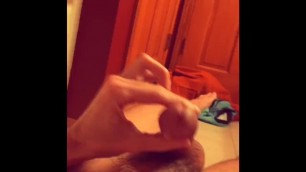 Frenulum Jerkoff And Cumshot