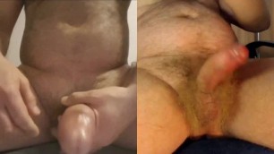 Guy Pumping Out A Big Load For Me On Cam.