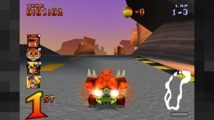 Crash Team Racing Gameplay - Dingo Canyon