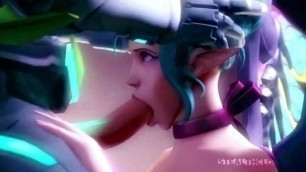 Mercy gets her Face Fucked