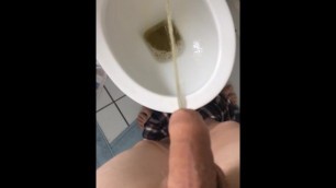 Teen dick pissing