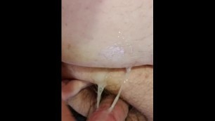 Chubby guy jerking his tiny cock
