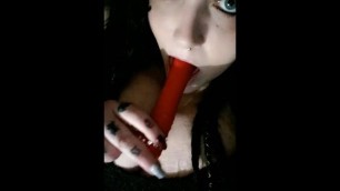Oral Fixation" - A Snapchat compilation with my toy, fingers, and blunts