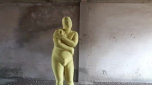 Zentai 4 yellow muaturbation