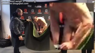 Naked Boxer Boxing Weigh in Exposed